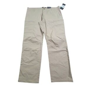NWT LAPG LA Police Gear BFE Stretch Pants Women's 22 Long Khaki Cargo Tactical‎